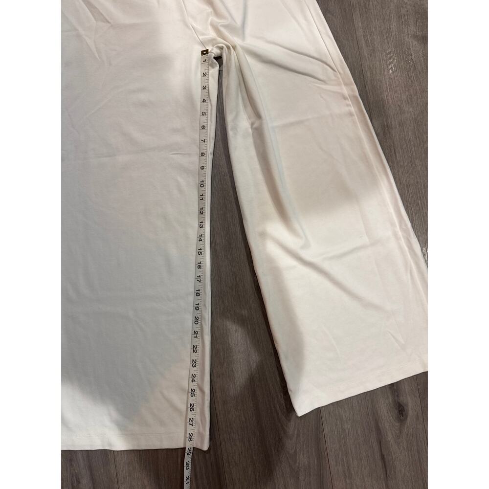 Bryn Walker High Waisted White Wide Leg Pants Women's Size M - Picture 5 of 10